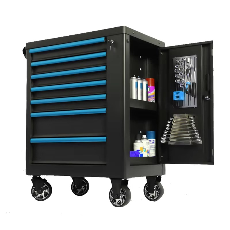 Durable Blue Iron Tool Cabinet - Workshop Tools Organizing review and price