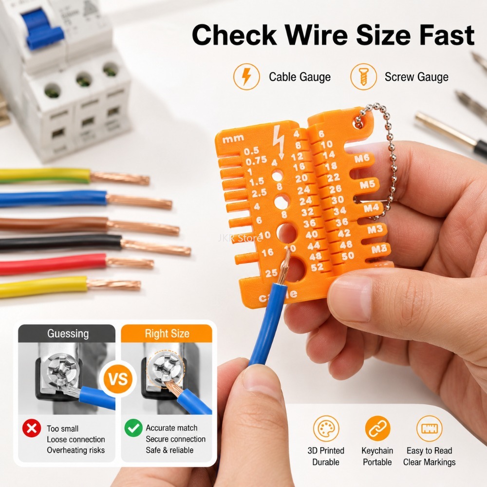 Double Sided Wire Gauge Screw  - Tools Use In Workshop review and price