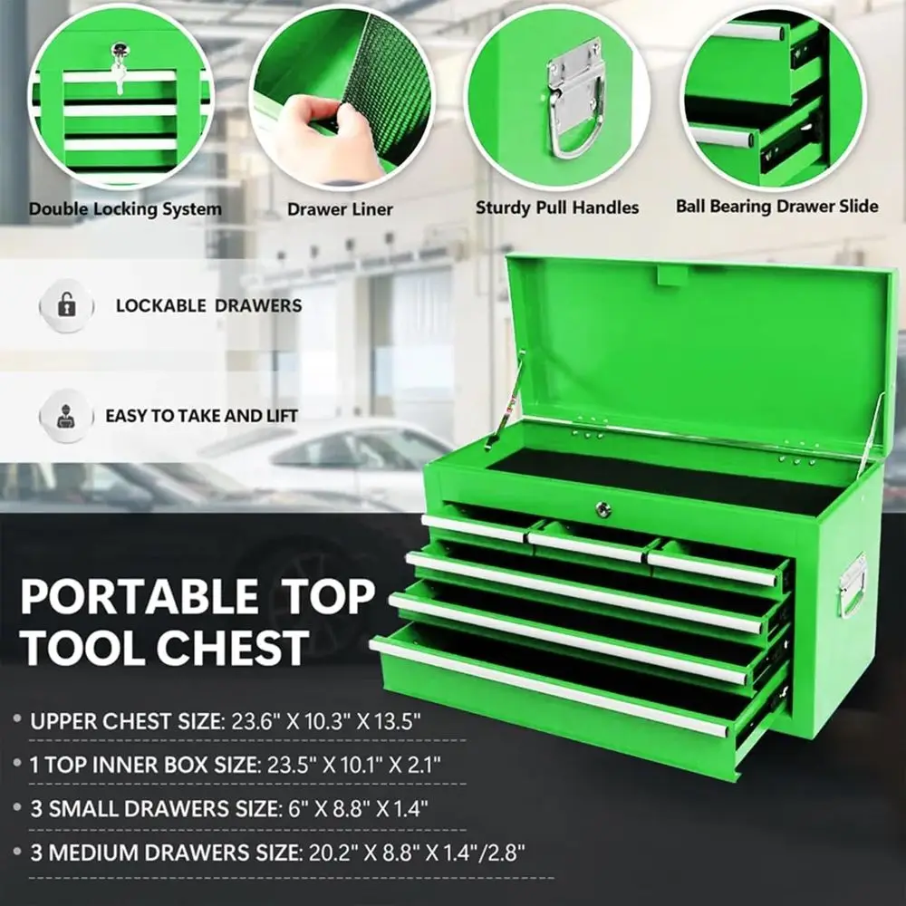 Portable 8 Drawer Rolling Tool - Tools Use In Workshop review and price