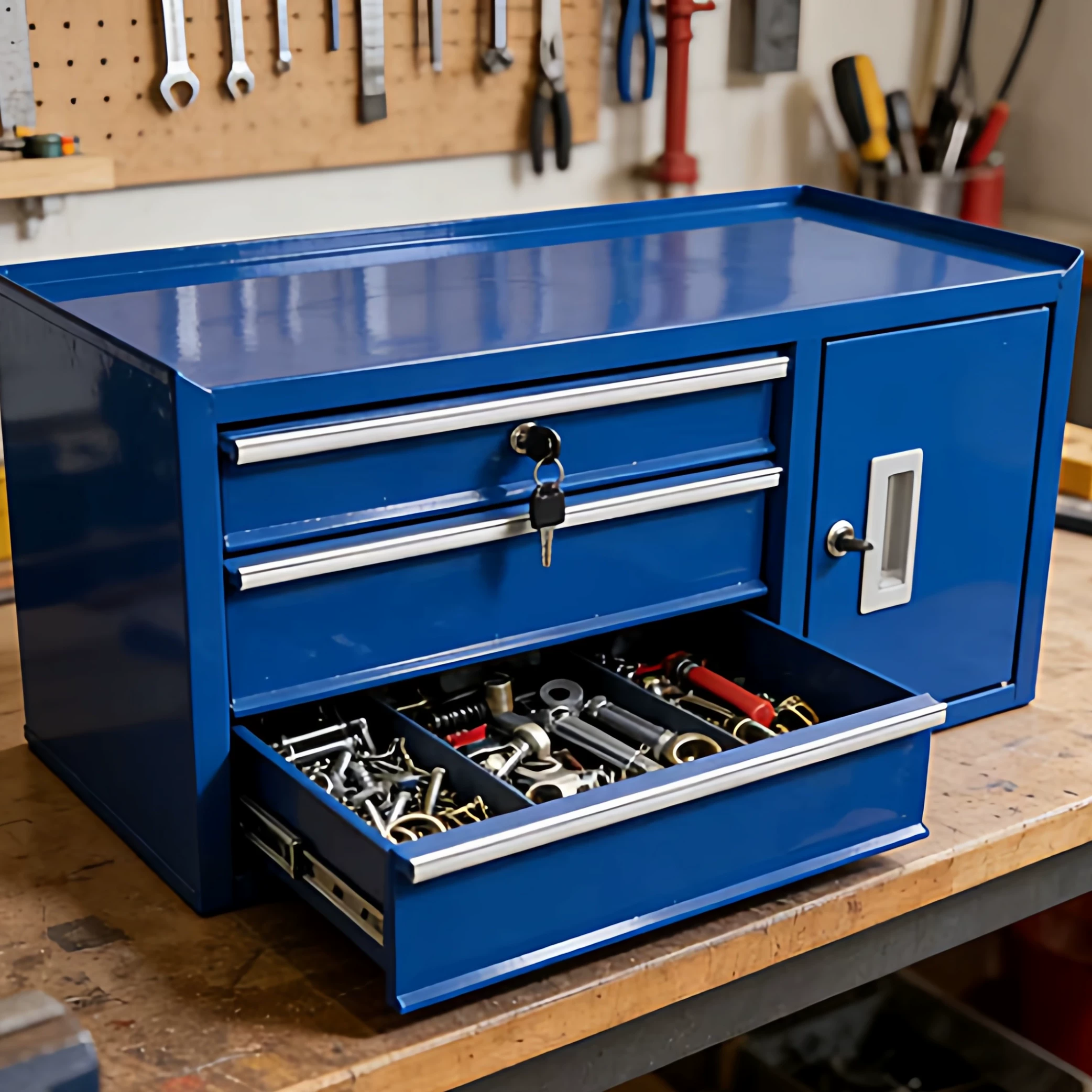 Multi-purpose Iron Desktop Too - Workshop Tools Cabinet review and price