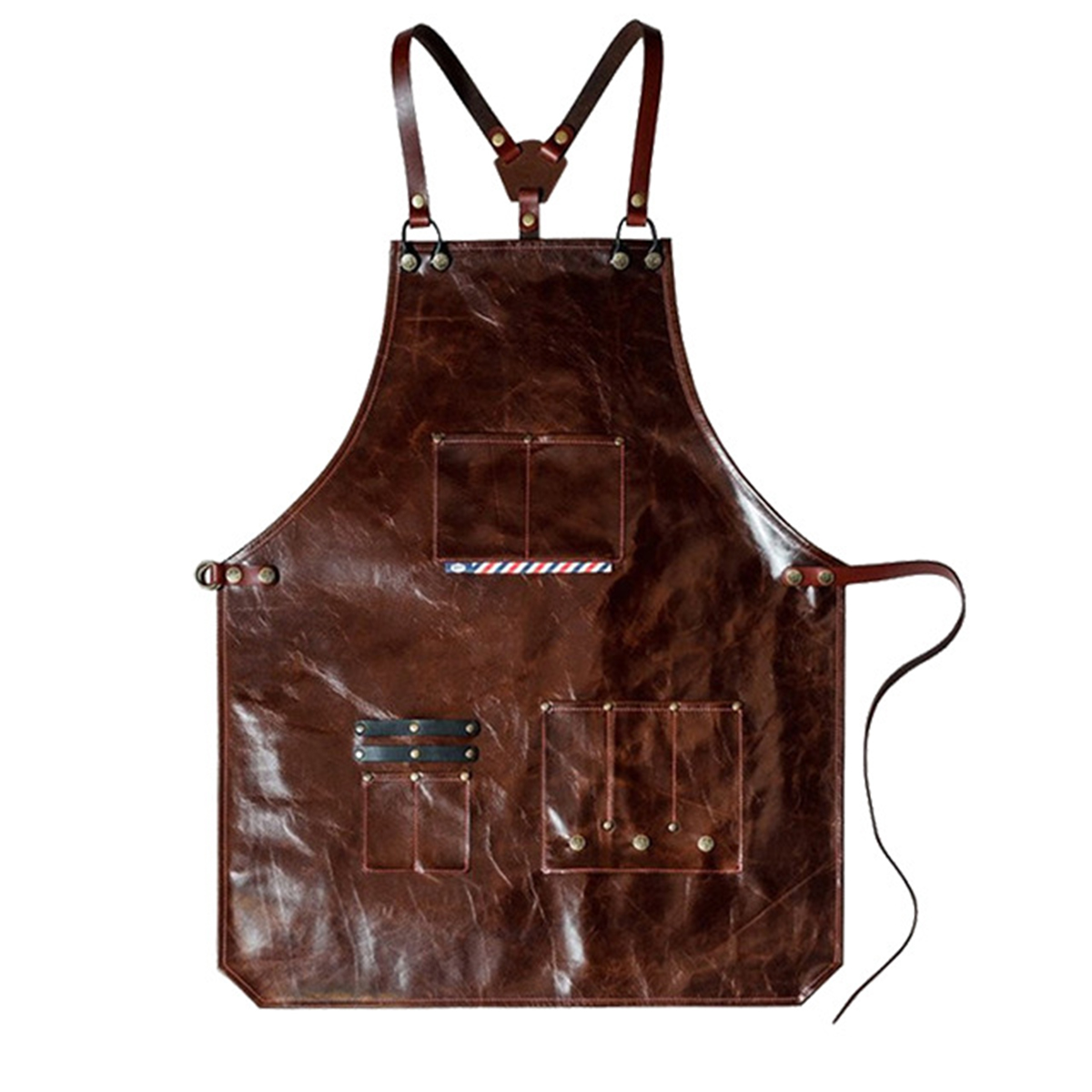 Men's Leather Work Apron with  - Workshop Cleaning Tools review and price