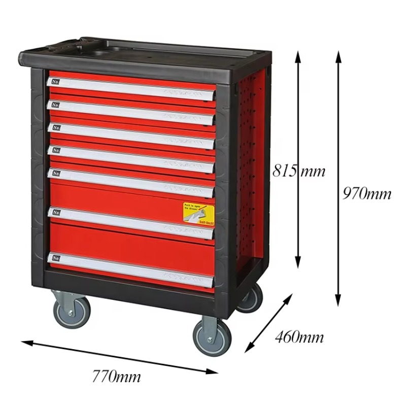 225 Pcs Movable Tool Cabinet 7 - Workshop Tools Cabinet review and price