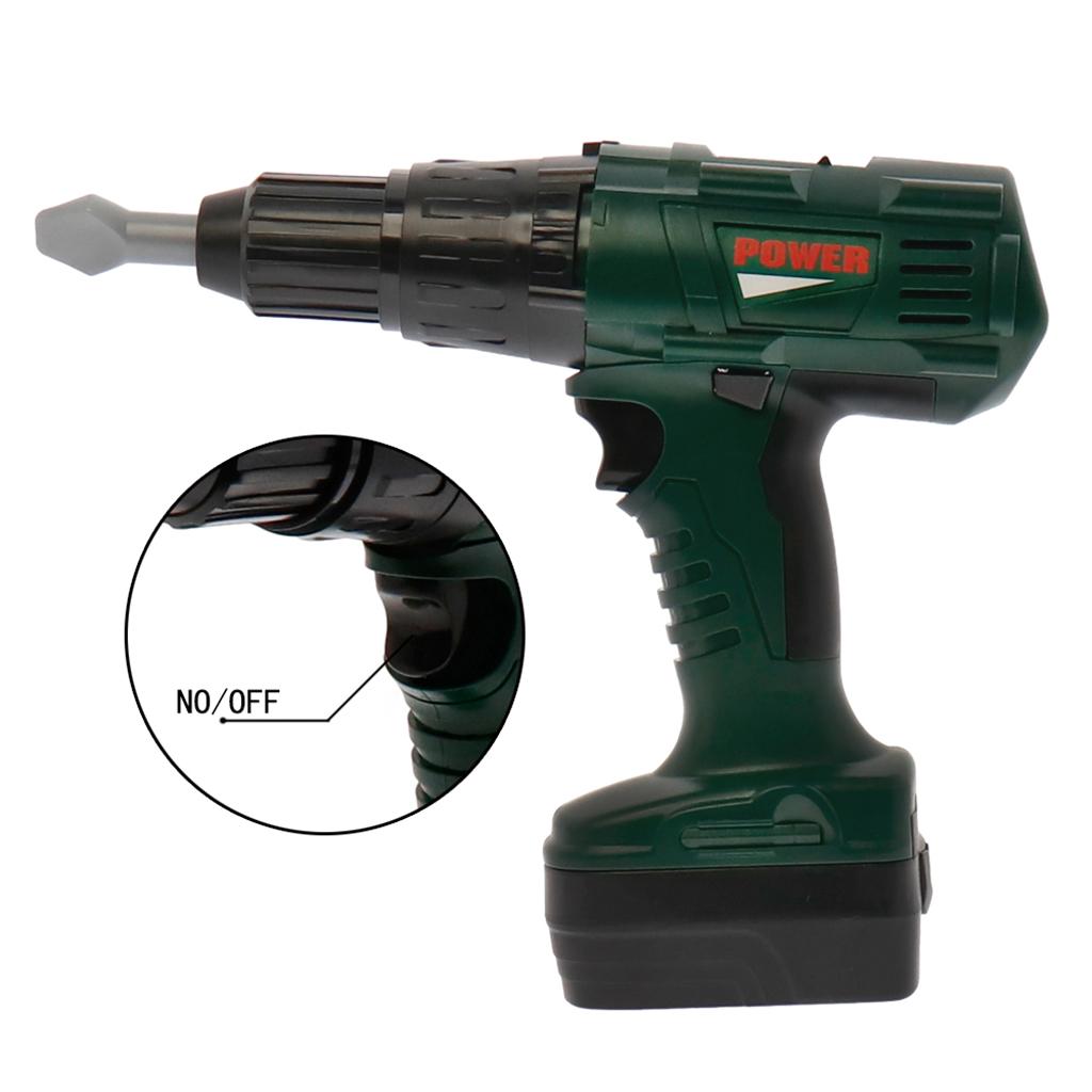 Kids Electric Drill Toy with S - Workshop Tools Toy review and price