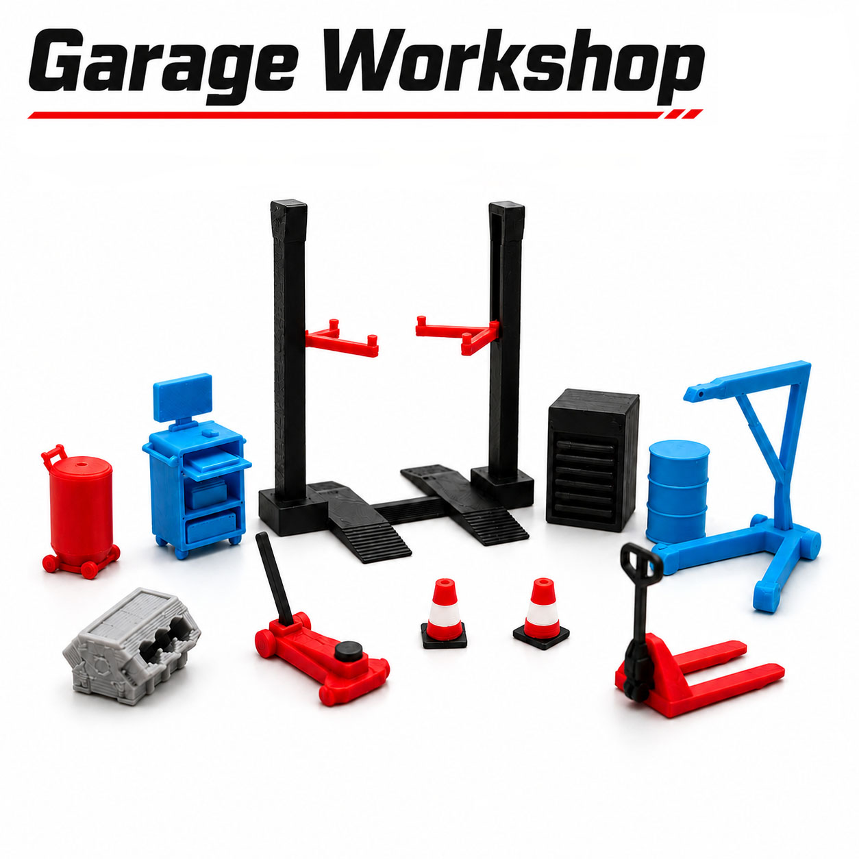 1:64 Garage Workshop Miniature - Workshop Tools Toy review and price