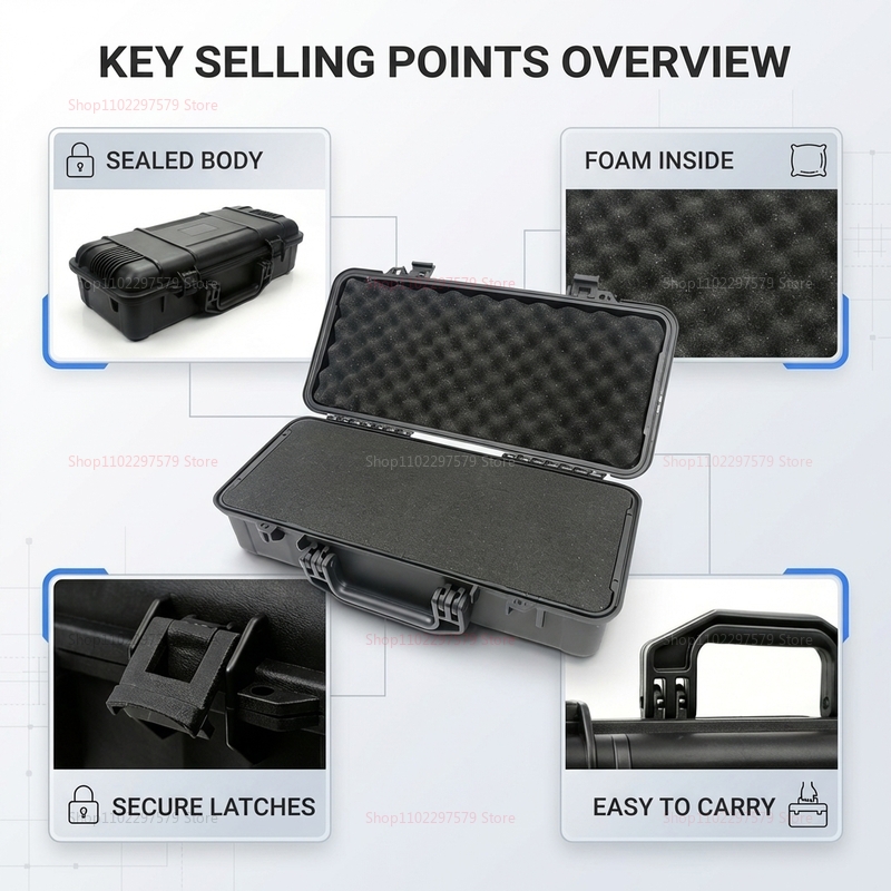Portable Waterproof Tool Box,  - Tools Use In Workshop review and price