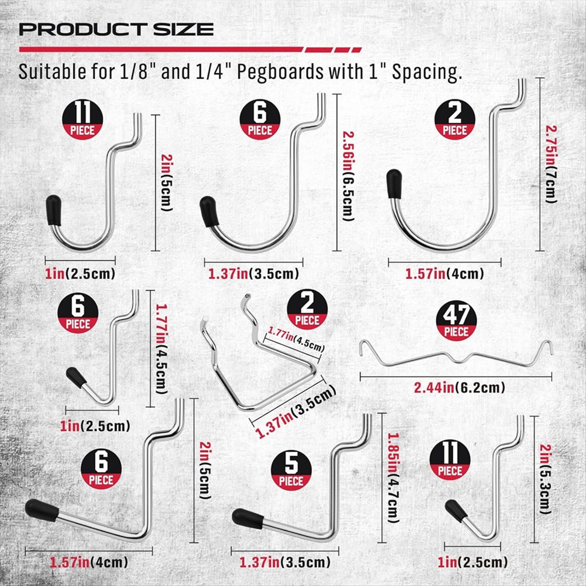 SALE AA63 121Pcs Pegboard Hook - Workshop Tools For Sale review and price