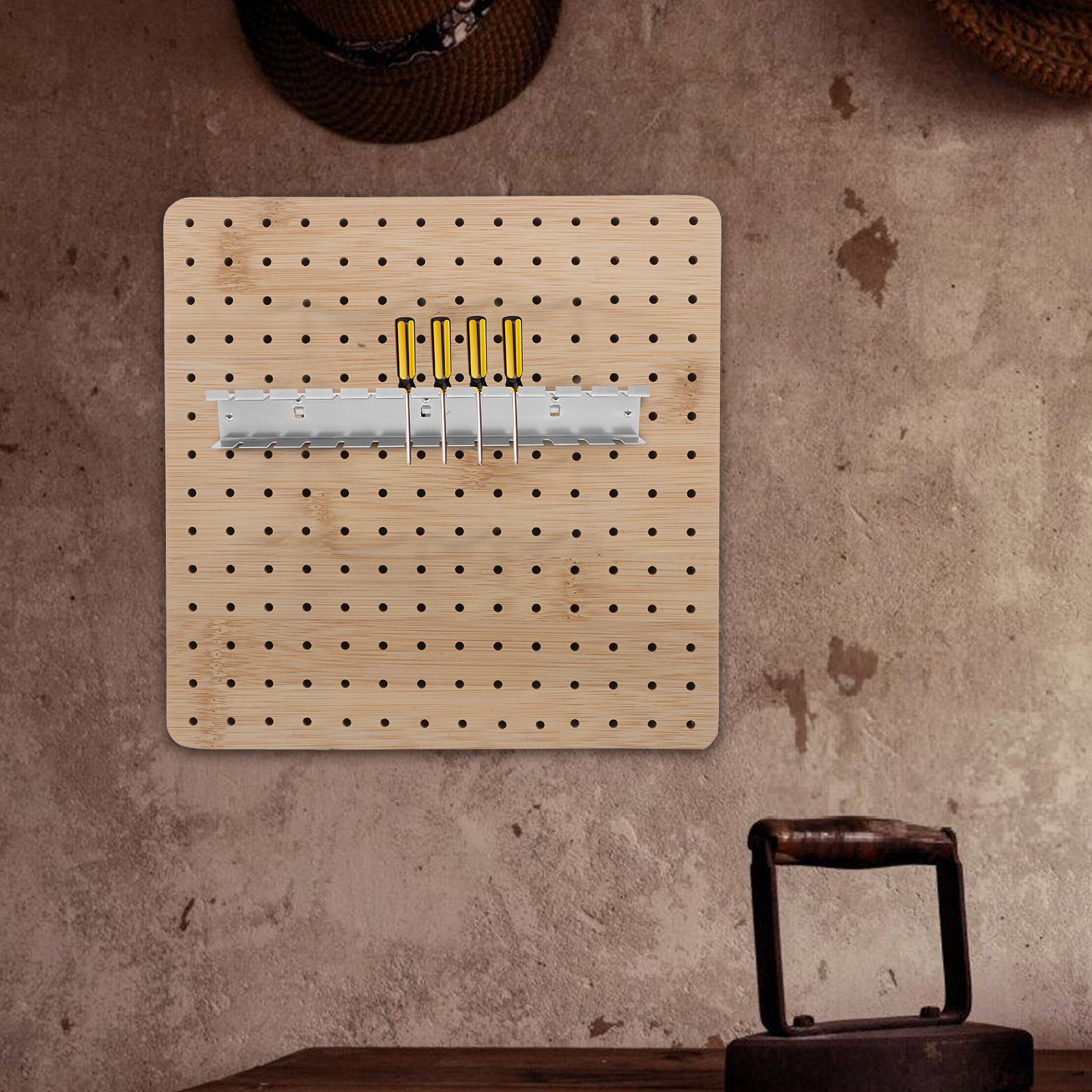 Steel Pegboard Screwdriver Hol - Workshop Tools Holder review and price